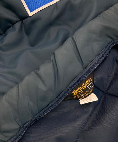 Swing ster（スウィングスター）Swing ster (スウィングスター) ［古着］レーシングジャケット ネイビー サイズ:Lの古着・服飾アイテム