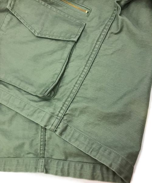 heliopole（エリオポール）heliopole (エリオポール) ミリタリーショートブルゾン グリーン サイズ:38の古着・服飾アイテム