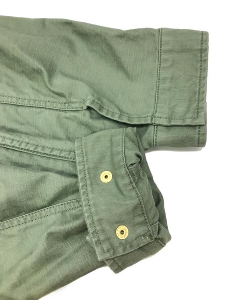 heliopole（エリオポール）heliopole (エリオポール) ミリタリーショートブルゾン グリーン サイズ:38の古着・服飾アイテム