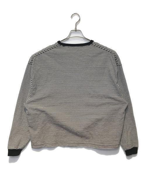 FRAMeWORK（フレームワーク）FRAMeWORK (フレームワーク) ミジンボーダーロンT ホワイト×ブラック サイズ:下記参照の古着・服飾アイテム