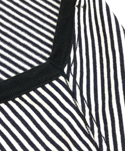 FRAMeWORK（フレームワーク）FRAMeWORK (フレームワーク) ミジンボーダーロンT ホワイト×ブラック サイズ:下記参照の古着・服飾アイテム