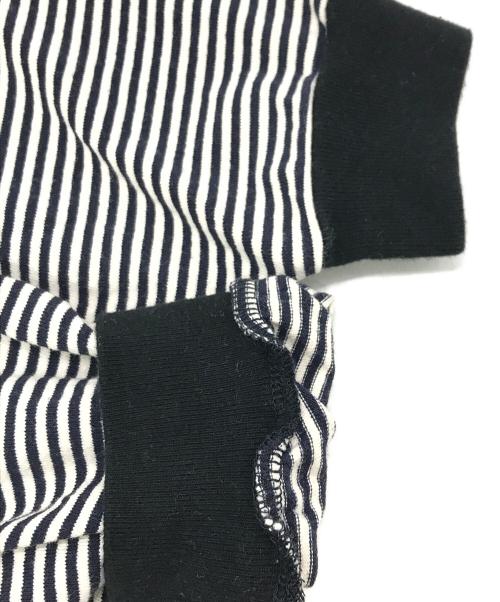 FRAMeWORK（フレームワーク）FRAMeWORK (フレームワーク) ミジンボーダーロンT ホワイト×ブラック サイズ:下記参照の古着・服飾アイテム