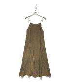 Plageプラージュ）の古着「FLUID CAMI ドレス」｜ブラウン