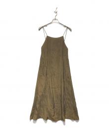 Plage（プラージュ）の古着「FLUID CAMI ドレス」｜ブラウン