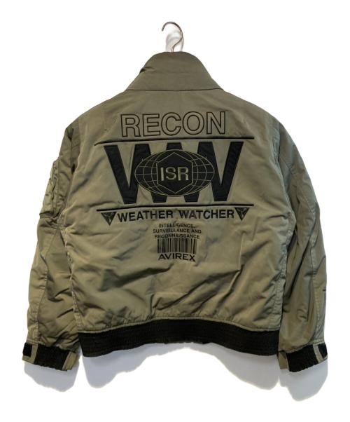 AVIREX（アヴィレックス）AVIREX (アヴィレックス) フライトジャケット カーキ サイズ:Mの古着・服飾アイテム