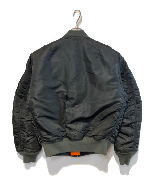 ALPHA（アルファ）ALPHA (アルファ) フルパッチ MA-1 ブラック サイズ:Sの古着・服飾アイテム