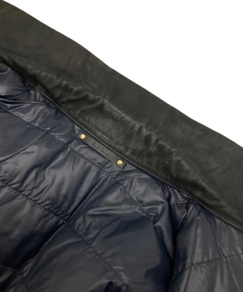 PAUL SMITH（ポールスミス）PAUL SMITH (ポールスミス) レザーダウントラッカージャケット ブラック サイズ:Sの古着・服飾アイテム
