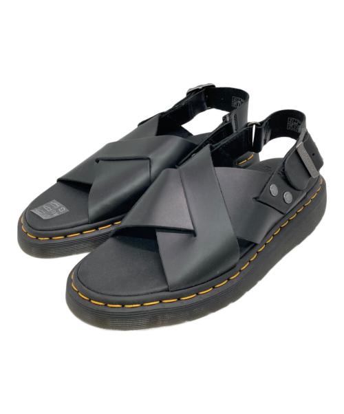 Dr.Martens（ドクターマーチン）Dr.Martens (ドクターマーチン) レザーサンダル ブラック サイズ:25cmの古着・服飾アイテム