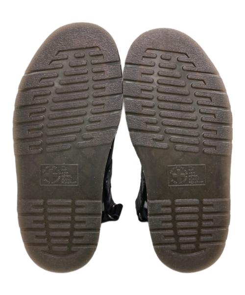 Dr.Martens（ドクターマーチン）Dr.Martens (ドクターマーチン) レザーサンダル ブラック サイズ:25cmの古着・服飾アイテム