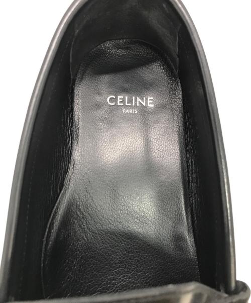 CELINE（セリーヌ）CELINE (セリーヌ) トリオンフビットローファー ブラック サイズ:38 1/2（24.5cm相当）の古着・服飾アイテム