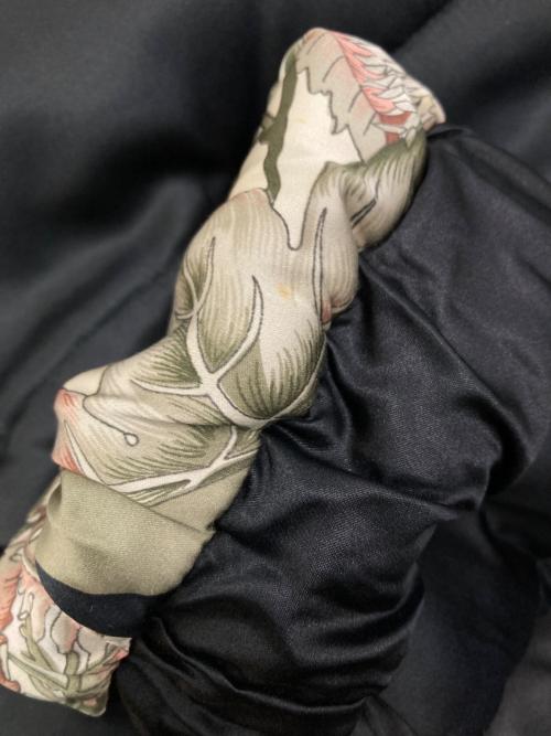 Salvatore Ferragamo（サルヴァトーレ フェラガモ）Salvatore Ferragamo (サルヴァトーレ フェラガモ) 中綿ジャケット ブラック サイズ:Mの古着・服飾アイテム