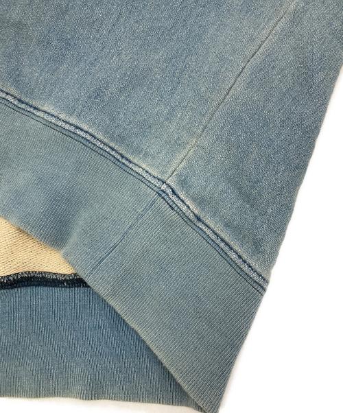 Maison Margiela（メゾンマルジェラ）Maison Margiela (メゾンマルジェラ) エルボーパッチデニムスウェット インディゴ サイズ:48（M相当）の古着・服飾アイテム