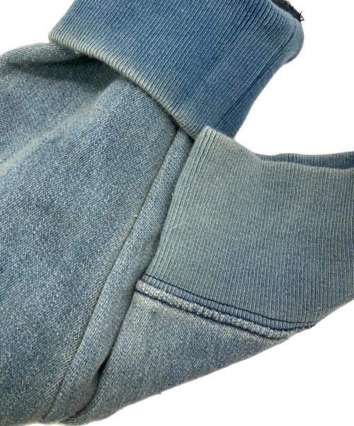 Maison Margiela（メゾンマルジェラ）Maison Margiela (メゾンマルジェラ) エルボーパッチデニムスウェット インディゴ サイズ:48（M相当）の古着・服飾アイテム