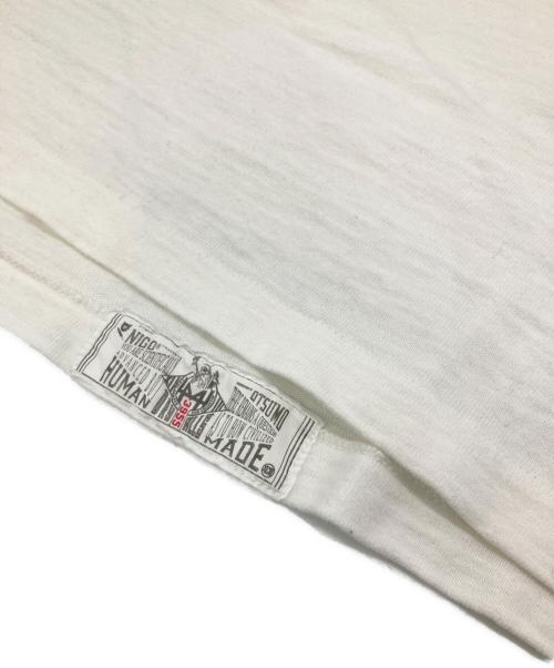 HUMAN MADE（ヒューマンメイド）HUMAN MADE (ヒューマンメイド) プリントTシャツ ホワイト サイズ:Ｌの古着・服飾アイテム