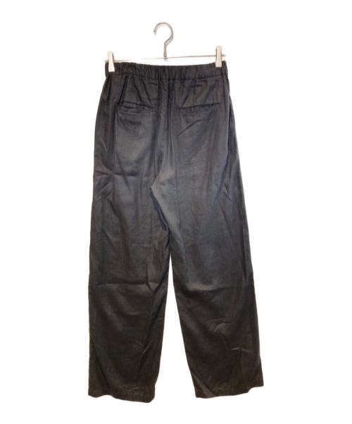 FRAMeWORK（フレームワーク）FRAMeWORK (フレームワーク) レーヨンリネンツイルドロストパンツ ブラック サイズ:40の古着・服飾アイテム