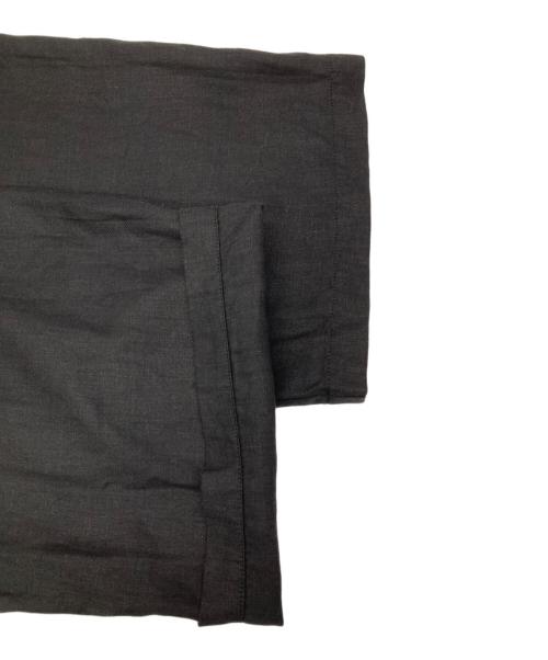 FRAMeWORK（フレームワーク）FRAMeWORK (フレームワーク) レーヨンリネンツイルドロストパンツ ブラック サイズ:40の古着・服飾アイテム