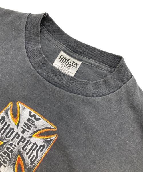 ONEITA（オニータ）ONEITA (オニータ) ［古着］プリントカットソー ブラック サイズ:XLの古着・服飾アイテム