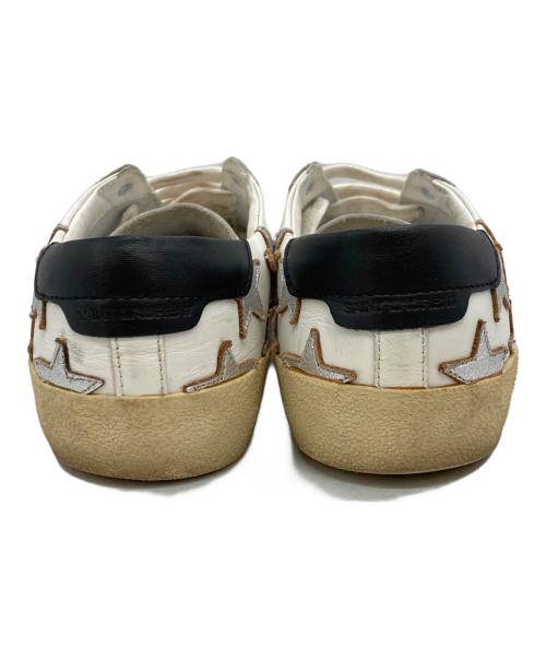 Saint Laurent Paris（サンローランパリ）Saint Laurent Paris (サンローランパリ) スターパッチローカットスニーカー ホワイト サイズ:36（23.0cm相当）の古着・服飾アイテム