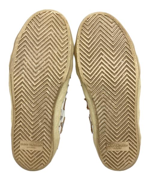 Saint Laurent Paris（サンローランパリ）Saint Laurent Paris (サンローランパリ) スターパッチローカットスニーカー ホワイト サイズ:36（23.0cm相当）の古着・服飾アイテム