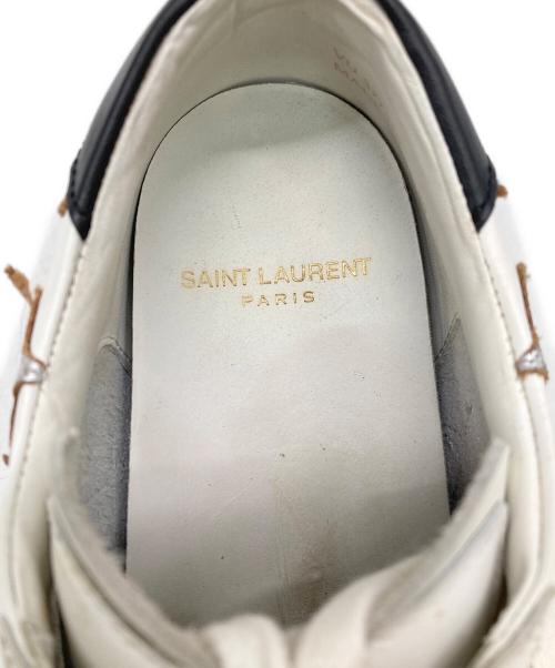 Saint Laurent Paris（サンローランパリ）Saint Laurent Paris (サンローランパリ) スターパッチローカットスニーカー ホワイト サイズ:36（23.0cm相当）の古着・服飾アイテム