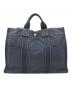 HERMES（エルメス）の古着「ドーヴィルMM ハンドバッグ」｜ネイビー