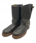RED WINGレッドウィング）の古着「11インチエンジニアブーツ」｜ブラック