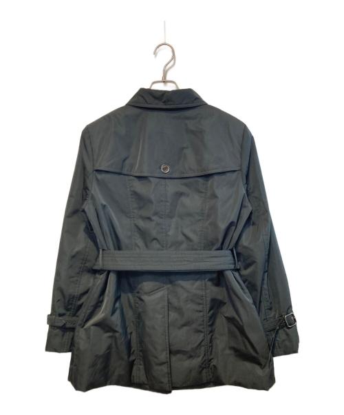 BURBERRY LONDON（バーバリーロンドン）BURBERRY LONDON (バーバリーロンドン) ベルテッド中綿コート ブラック サイズ:44の古着・服飾アイテム