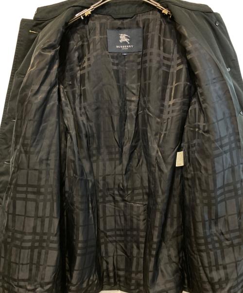 BURBERRY LONDON（バーバリーロンドン）BURBERRY LONDON (バーバリーロンドン) ベルテッド中綿コート ブラック サイズ:44の古着・服飾アイテム