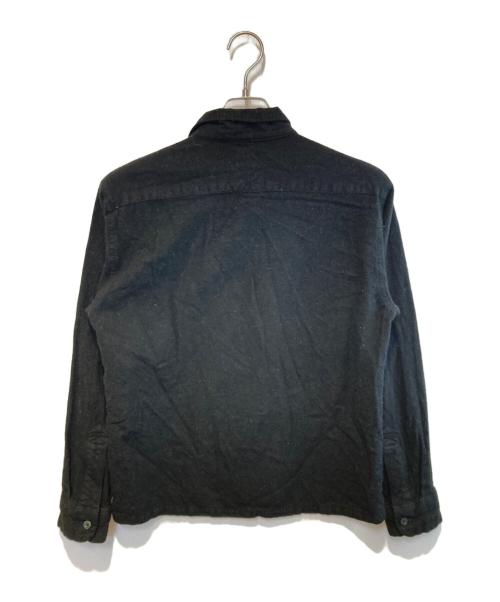 TENDERLOIN（テンダーロイン）TENDERLOIN (テンダーロイン) ウールシャツ ブラック サイズ:Ｓの古着・服飾アイテム