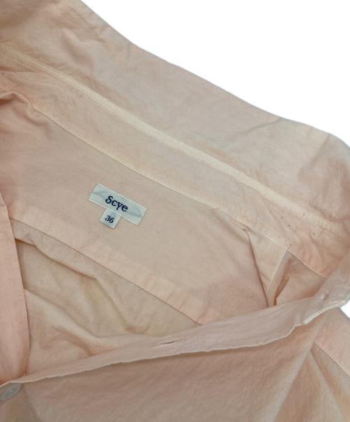 SCYE（サイ）SCYE (サイ) GARMENTDYED SHIRTS ピンク サイズ:36の古着・服飾アイテム