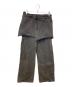 RAY BEAMS（レイ ビームス）の古着「デニム スカート セット パンツ」｜ブラック