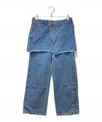 RAY BEAMSレイ ビームス）の古着「デニム スカート セット パンツ」｜インディゴ