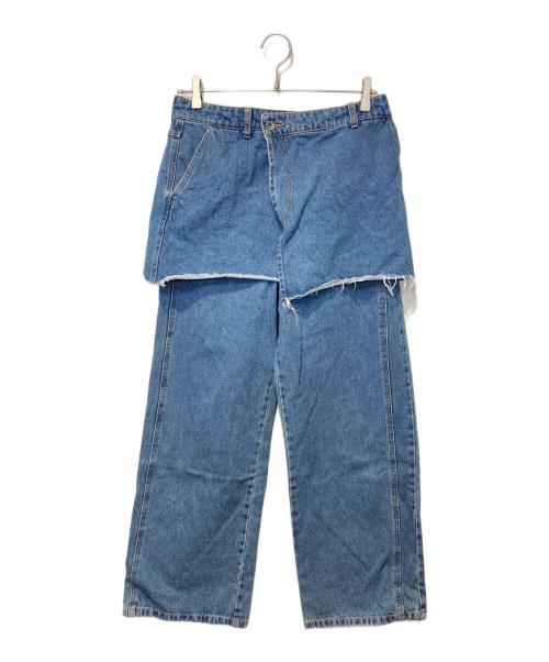 RAY BEAMS（レイ ビームス）RAY BEAMS (レイ ビームス) デニム スカート セット パンツ インディゴ サイズ:1の古着・服飾アイテム