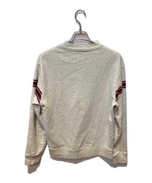 maison kitsune（メゾンキツネ）maison kitsune (メゾンキツネ) クルーネックスウェット グレー サイズ:Ｓの古着・服飾アイテム