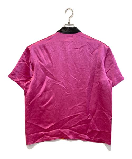 SUPREME（シュプリーム）SUPREME (シュプリーム) サテンジップアップワークシャツ ピンク サイズ:Ｌの古着・服飾アイテム