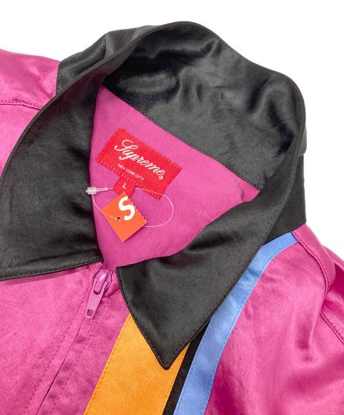 SUPREME（シュプリーム）SUPREME (シュプリーム) サテンジップアップワークシャツ ピンク サイズ:Ｌの古着・服飾アイテム