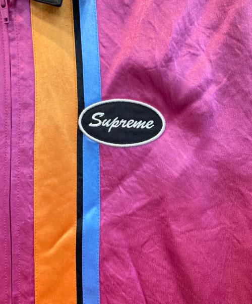 SUPREME（シュプリーム）SUPREME (シュプリーム) サテンジップアップワークシャツ ピンク サイズ:Ｌの古着・服飾アイテム
