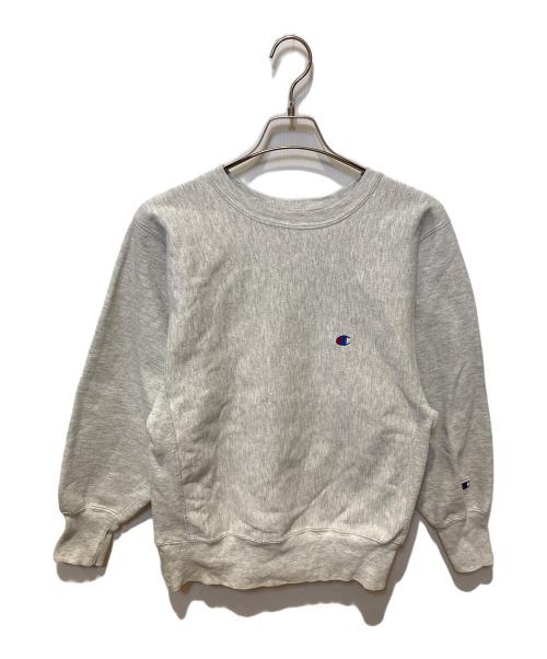 Champion REVERSE WEAVE（チャンピオン リバース ウィーブ）Champion REVERSE WEAVE (チャンピオン リバース ウィーブ) ［古着］クルーネックスウェット グレー サイズ:Ｍの古着・服飾アイテム