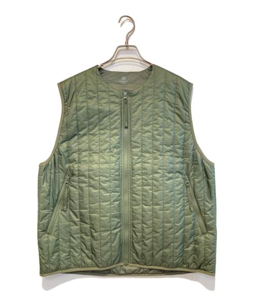 MUJI LABO（ムジラボ）MUJI LABO (ムジラボ) 撥水中綿ベスト オリーブ サイズ:Mの古着・服飾アイテム