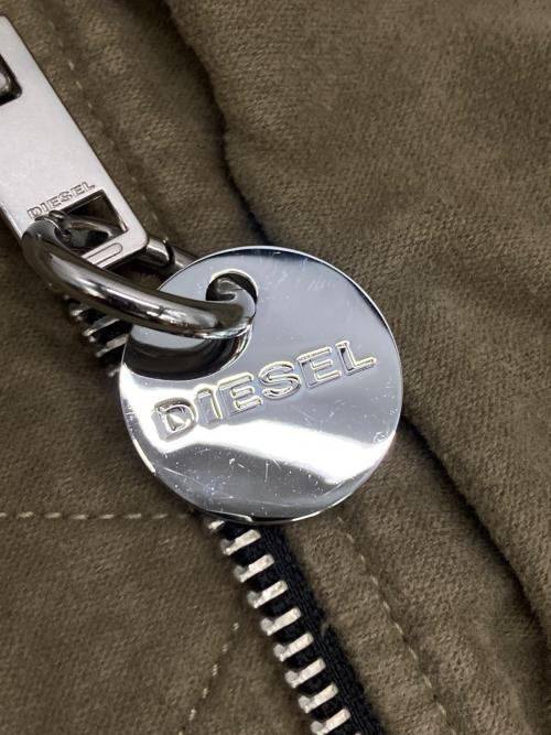 DIESEL（ディーゼル）DIESEL (ディーゼル) バックジップボンバージャケット オリーブ サイズ:Sの古着・服飾アイテム