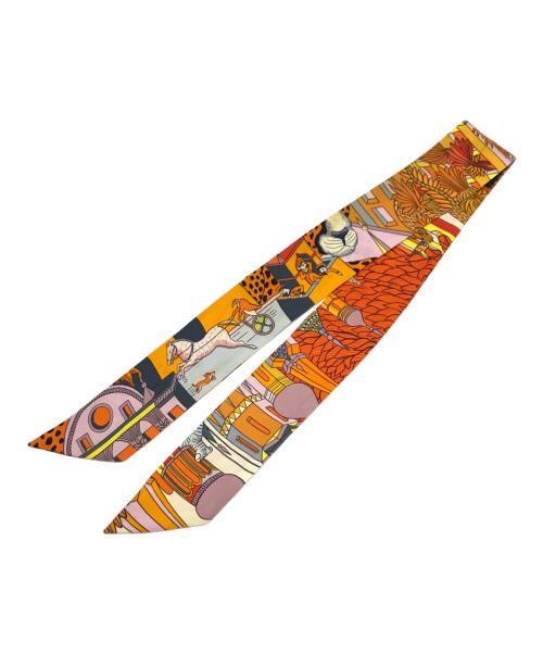 HERMES（エルメス）HERMES (エルメス) ツィリー スカーフ オレンジ サイズ:下記参照の古着・服飾アイテム