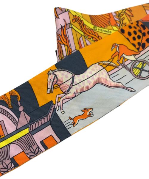 HERMES（エルメス）HERMES (エルメス) ツィリー スカーフ オレンジ サイズ:下記参照の古着・服飾アイテム