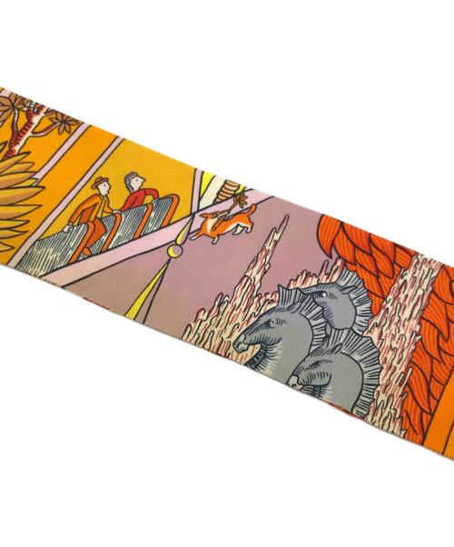 HERMES（エルメス）HERMES (エルメス) ツィリー スカーフ オレンジ サイズ:下記参照の古着・服飾アイテム