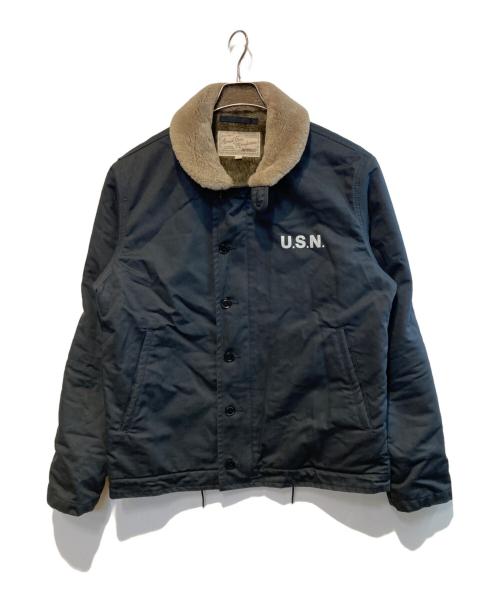 AVIREX（アヴィレックス）AVIREX (アヴィレックス) N-1 デッキジャケット ネイビー サイズ:2XLの古着・服飾アイテム