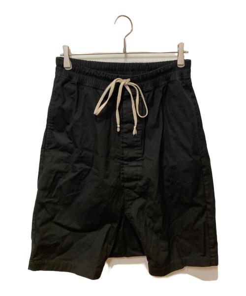 RICK OWENS（リックオウエンス）RICK OWENS (リックオウエンス) サルエルショートパンツ ブラック サイズ:48の古着・服飾アイテム