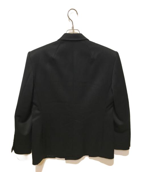 JOHN LAWRENCE SULLIVAN（ジョン ローレンス サリバン）JOHN LAWRENCE SULLIVAN (ジョン ローレンス サリバン) フロント サイド ダブル ジャケット ブラック サイズ:46の古着・服飾アイテム