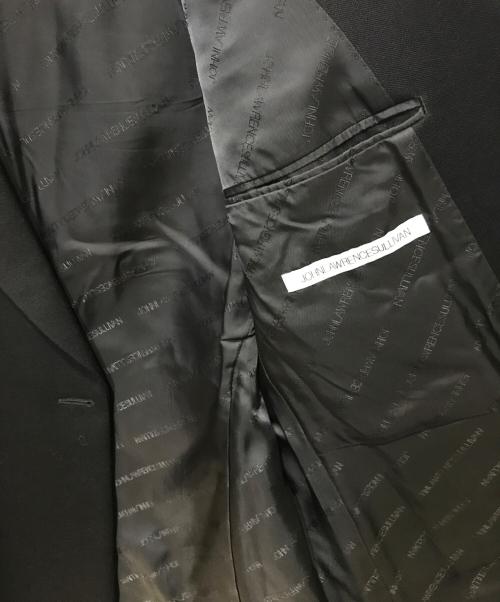 JOHN LAWRENCE SULLIVAN（ジョン ローレンス サリバン）JOHN LAWRENCE SULLIVAN (ジョン ローレンス サリバン) フロント サイド ダブル ジャケット ブラック サイズ:46の古着・服飾アイテム