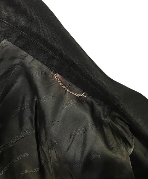 JOHN LAWRENCE SULLIVAN（ジョン ローレンス サリバン）JOHN LAWRENCE SULLIVAN (ジョン ローレンス サリバン) フロント サイド ダブル ジャケット ブラック サイズ:46の古着・服飾アイテム