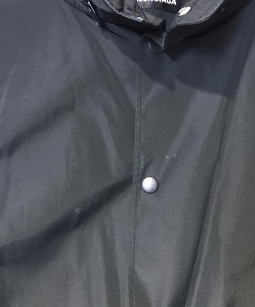 BALENCIAGA（バレンシアガ）BALENCIAGA (バレンシアガ) バックロゴプリントナイロンブルゾン ブラック サイズ:46の古着・服飾アイテム