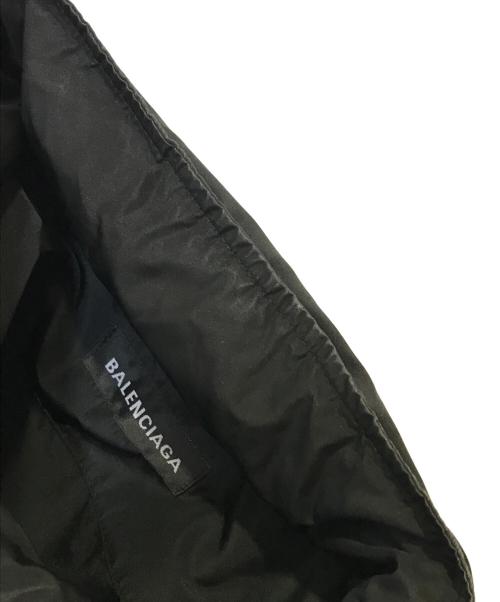 BALENCIAGA（バレンシアガ）BALENCIAGA (バレンシアガ) バックロゴプリントナイロンブルゾン ブラック サイズ:46の古着・服飾アイテム